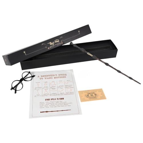 Image of Magic Wand for Kids Cosplay - New Designed Magical Wand with Music Box for Potterheads - Birthday Christmas Combo (Dumbledore Wand and SG)