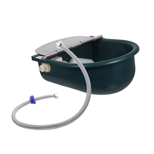 Abreuvoir automatique à flotteur vert pour bovins et chevaux