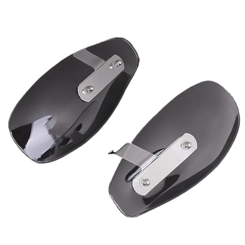 OUSDUO Protector De Manos para Manillar De Motocicleta Parabrisas Deflector De Viento para Harley para Touring Choppers Cruisers Custom Protectores De Mano para Moto(B)