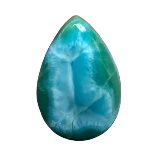 Larimar cabochon poire 30x20mm pierre naturelle pour création bague et pendentif GH_NAT_07001