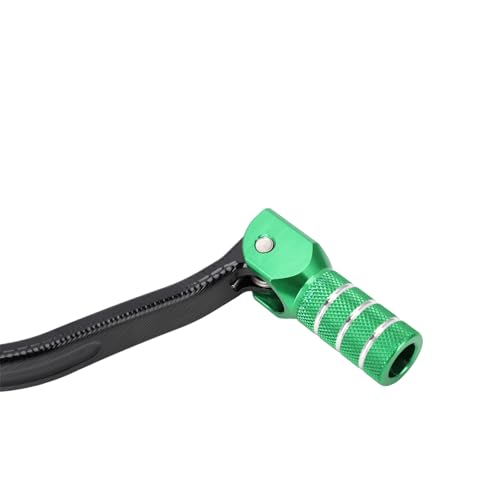 Image of Dirt Bike Gear Shifter Shift Lever Folding Tip CNC for KX85 2014-2024 KX100 2014-2021 KX112 2023-2024 Green