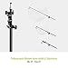 LimoStudio Extendable Boom Arm Bar for Boom Stand, Max 79.5 inch Long Reflector Holder, Lighting Mount with 1/4 inch Universal Stud Adapter, AGG2517