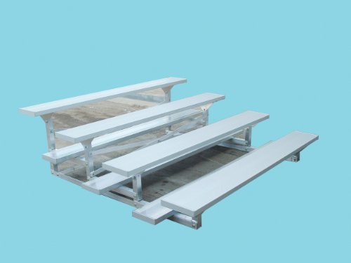 SSG 4 Row Low Rise Bleacher Standard/7.5'/Anodized Aluminum