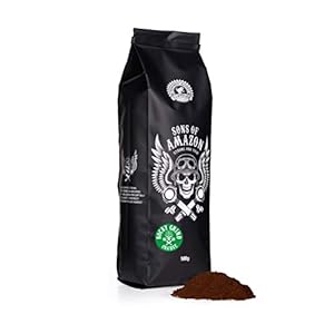 Sons of Amazon – 500g – The UK’s Strongest Ground Coffee – Strong and FAIR – Rocky Grind