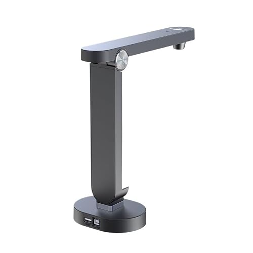 Przenośny skaner, Skaner dokumentów HD 18 MP z twardą podstawą A4 i rozpoznawaniem OCR — USB Plug-and-Play do domowego biura