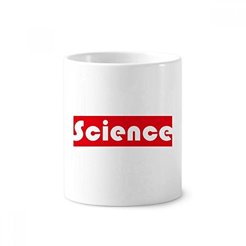 Céramique rouge brosse à dents pot à stylo tasse thématique de 350ml pour cadeau original