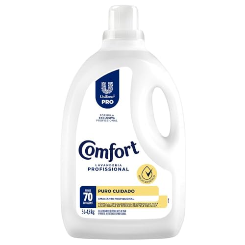 Comfort Amaciante Lavanderia Profissional Puro Cuidado 5 L