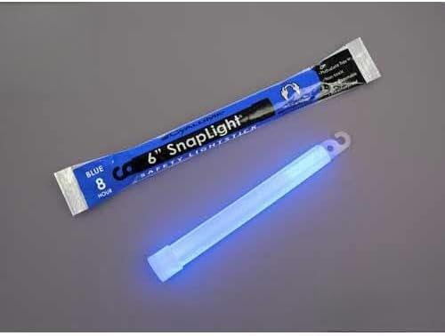 Datrex ER0051M-BL, 6" SnapLight Light Sticks, Blue 1/Each, Lot of 5