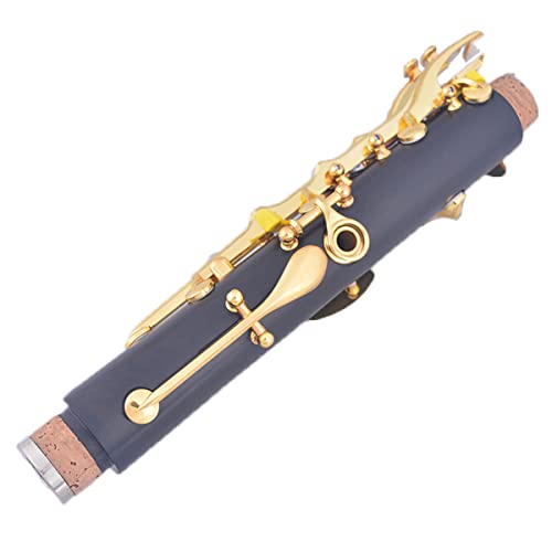 Moresky clarinete Bb/sib ébano madeira 17 chaves (Chave de ouro 2)