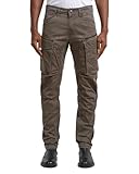 G-Star Men's Rovic Zip 3D Regular Tapered Pants, Size: 38/32, Color Brown
