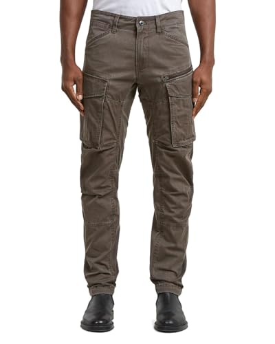 G-Star Men's Rovic Zip 3D Regular Tapered Pants, Size: 35/34, Color Brown – Ansicht 1