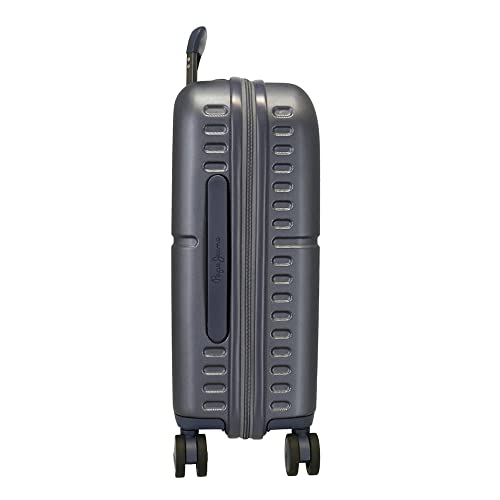 Pepe Jeans Girl's Cabin Suitcase, Blue2