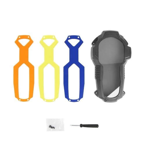 Grille de phare R1250GS contre les bris d'optique avec caches fluorescents amovibles