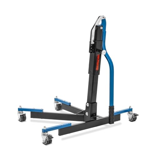 Caballete Moto Elevador Central EVO Azul sin Adaptador específico