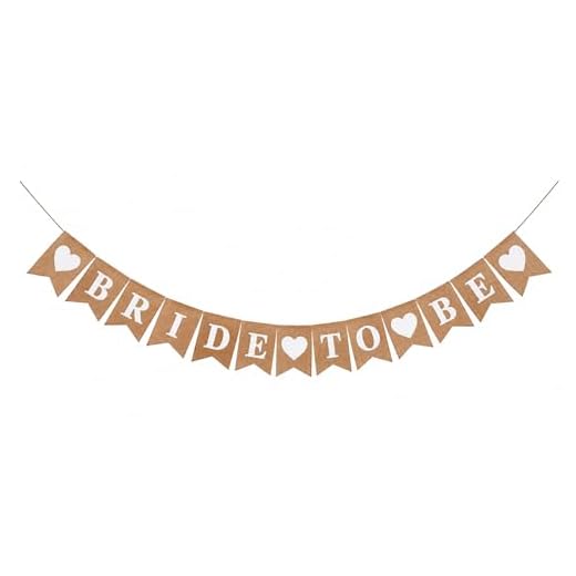 Shimmer Anna Shine Bride to Be Burlap Banner for Bridal Shower, Bachelorette, Engagement and Wedding Party Decorations