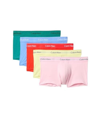Calvin Klein Men's Pride Cotton Stretch 5-Pack Low Rise Trunk