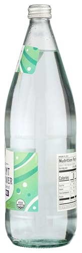 Image of Whole Foods Market, Organic Lime & Mint Sparkling Mineral Water, 33.8 Fl Oz