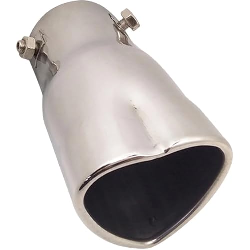 Embout d'échappement en cœur en acier inoxydable durable pour voiture et camion
