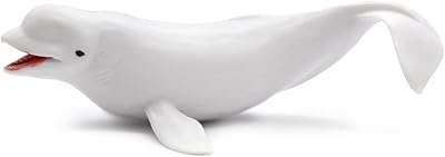 Wei Long Marine Animal Toys Simulation Ocean Sea Animal Model Figures Toy Model Birthrday Gift Party School Project Favors Toys for Kid Boys Girls(Medium Beluga)