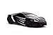 Jada Toys Marvel Black Panther Lykan Hypersport 1:32 Scale Die-Cast Opening Doors Rubber Tyres Toy Car Black
