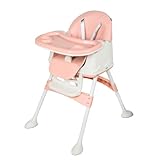 Cadeira de Alimentação Portátil Bebê Honey Maxi Baby (Rosa)