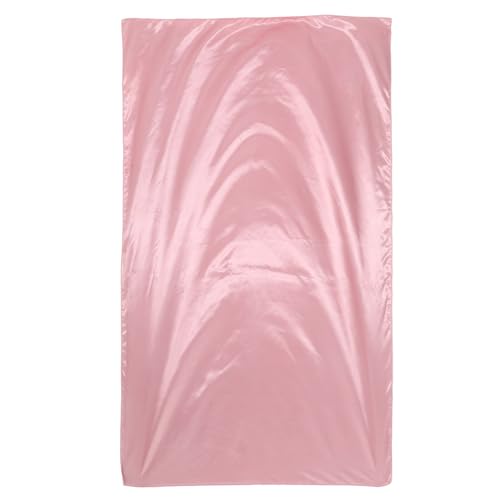 POPETPOP Mantel de Satén Rectangular 102x58 Pulgadas Color Rosa Dorado Brillante, Mantel Decorativo para Bodas, Banquetes y Fiestas, Cubierta de Mesa Lavable para Comedor y Eventos