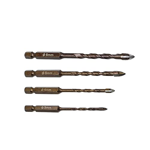 Set de brocas para azulejo 3-12mm para vidrio y cerámica miniatura 1