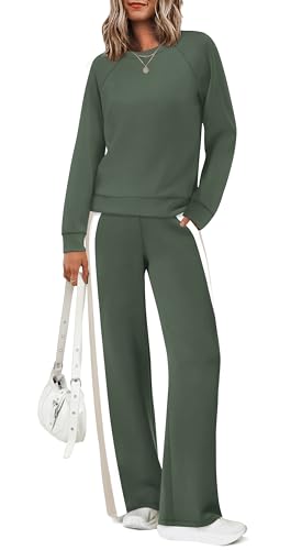 XIEERDUO 2 Piece Sets for Women Fall Fashion Must Have Teachers Airport Outfits 2025 Winter Clothing Lounge Sets Sweatsuits