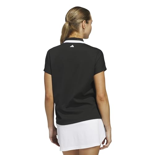 اديداس قميص بولو للنساء بلون اسود مقاس M من جو-تو