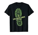 Lake Corpus Christi State Park Texas TX Hiking Boot Print T-Shirt