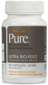 Ultra Bio-PQQ - 20 mg - Pure Prescriptions - 30 Capsules (20 mg) - antioxidant - cognitive