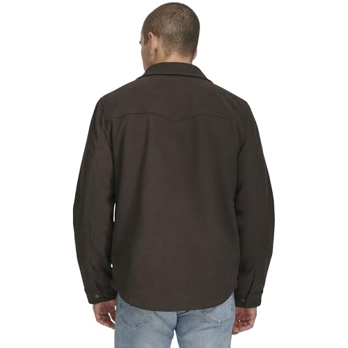 Image of Levi's Men's Faux Leather Shirt Jacket