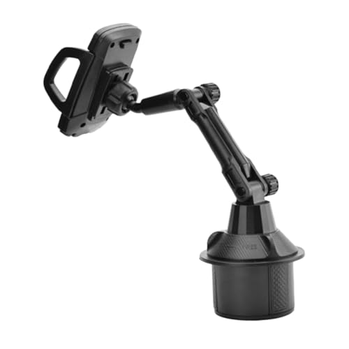 ELAYARD per Auto Supporto Portabicchiere in Abs Regolabile e Resistente Compatibile con Vari Modelli Design Elegante e Stabile per Smartphone in Veicoli