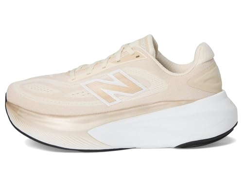 New Balance Women's Fresh Foam X More V6 Running Shoe, Permafrost/Bisque/Nb 103 White, 84