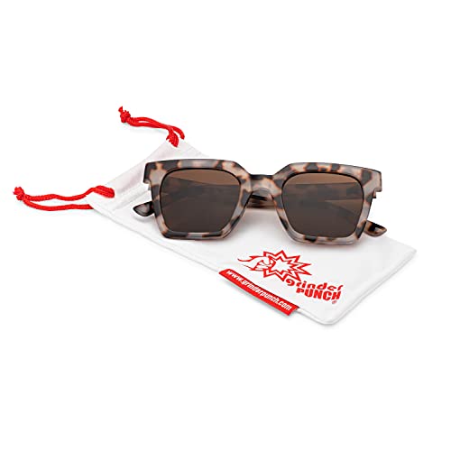 grinderPUNCH Square Sunglasses for Women Men Square Thick Frame Sun Glasses Classic Square Sunglasses Retro Trendy2