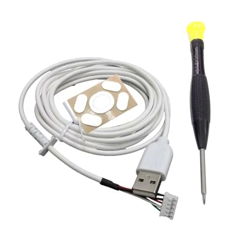ZEPFJHE G102 - Juego de ratones para juegos con cable de goma antideslizante y destornillador, mejora el control y la estabilidad, accesorio para deportes electrónicos