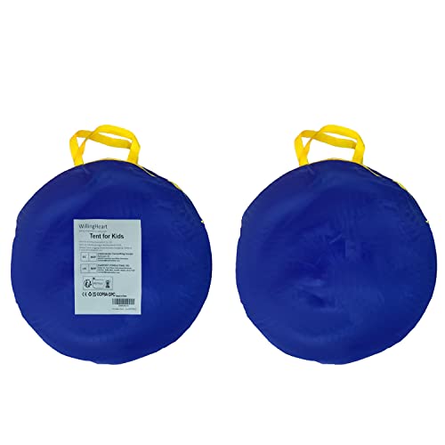 WillingHeart Children's Rocket Ship Play Tent for Indoor/Outdoor, Ages 3+, Unisex, Large, Collapsible, Easy Setup, Spacious, Ventilated, Safe & Durable