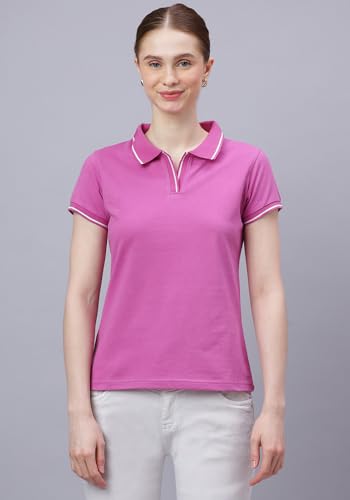 Image of Wear Your Opinion Womens Premium Pique Polo Collar Neck T-Shirt Womens Premium Pique Polo Collar Neck T-Shirt (Design: Tipped Polo)