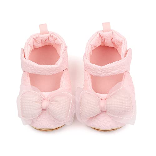 Infant Baby Newborn Sneakers Girls Cute Bow Cartoon Shoes Walking Shoes Flat Shoes Dress Shoes 11 Toddler Shoes Girls4