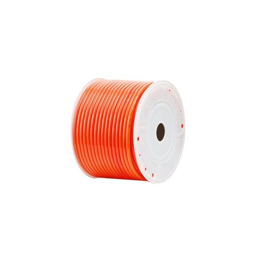 flexiable rubber Orange Compressor Polyurethane Tubing 8x5mm 6x4mm 12x8mm Air Hose Pneumatic Tube Pipe PU Hoses 12mm 14mm drain elastic (Size : 10Meter, Color : 6x4mm)