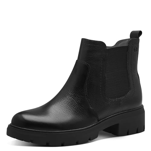 Bottines Chelsea cuir non doublées Tamaris Comfort contre les pieds sensibles