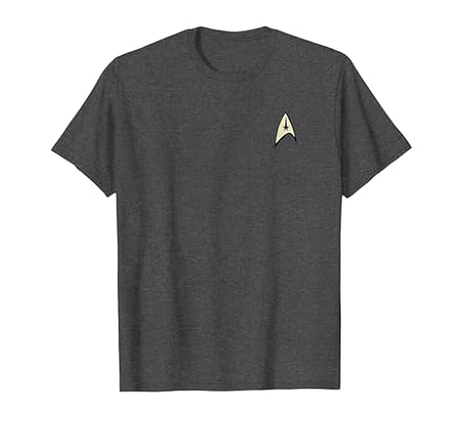 Star Trek Command Uniform Camiseta, Hombre, Jaspeado Oscuro, XL | Ya disponible en tu tienda friki favorita! En mundofriki.es!