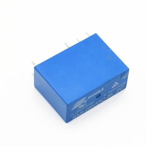 Relés 5V SMI-05VDC-SL-2C de 8 pines conmutador miniatura de 5A 250VAC 4
