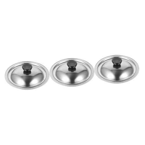 GALPADA 3 Pezzi Coperchio Per Tazza Di Gusto Contenitore Per Olio Da Cucina Coperchio Per Pentola Per Tazza E Organizer Vassoio Per Posate Piccolo Per