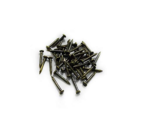 Image of Mcredy 20 Pcs Box Corner Protectors Metal Decor Edge Guard for Box Table Cabinet with Screws 0.87 inch Length, Bronze