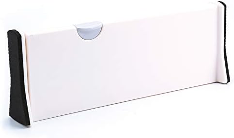 Lawei 4-Pack Adjustable Drawer Organizer Dividers with Foam Ends - for Kitchen, Dresser, Bedroom, Bathroom, Office Storage