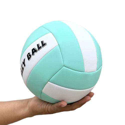 Balón de voleibol de playa suave para adolescentes, niñas, niños y jóvenes, equipo de pelota de voleibol de práctica de entrenamiento para juegos al aire libre arena playa piscina (azul 2.7 mm de