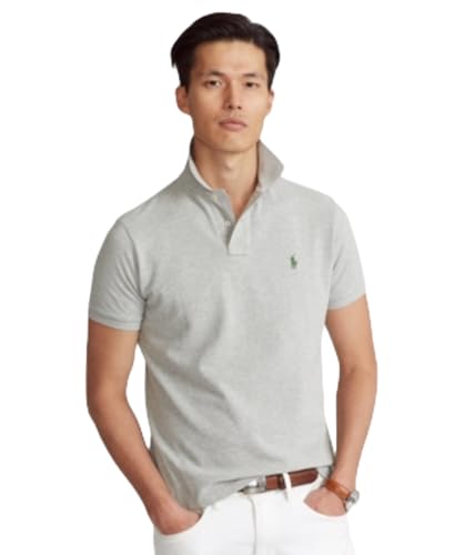 Polo Ralph Lauren Classic Fit Mesh Polo Andover Heather SM, Small