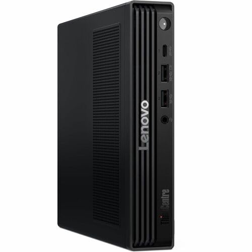 Image of Lenovo ThinkCentre M90q Gen 6 13AC001XUS Desktop Computer - Tiny - Black