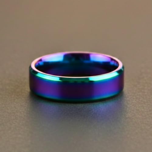 Image of THE MEN THING AZURE CORE - MULTICOLOR - Pure Stainless Steel Men's Multicolor - Plated Ring (Size : 18-22-29)